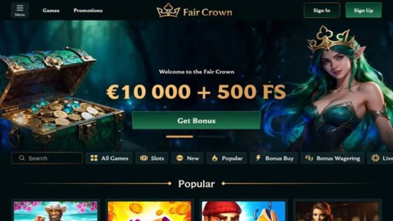 Faircrown Casino VIP and bonus offer NZ